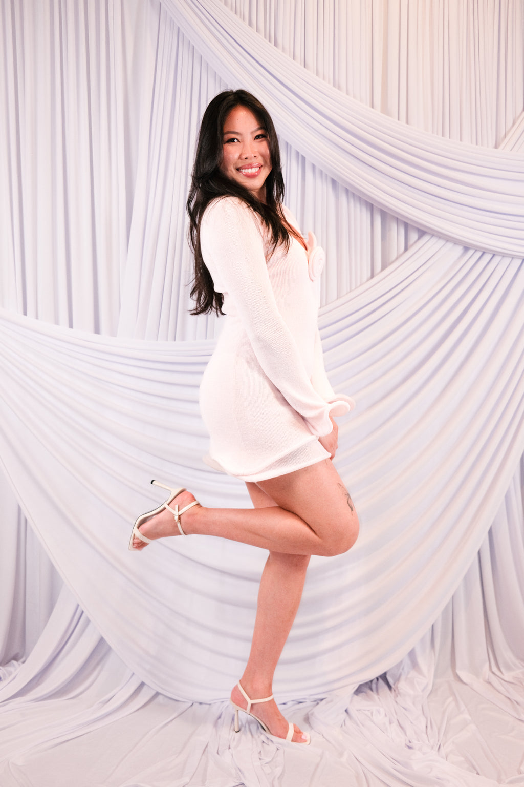 Samira Knit Long Sleeve Dress