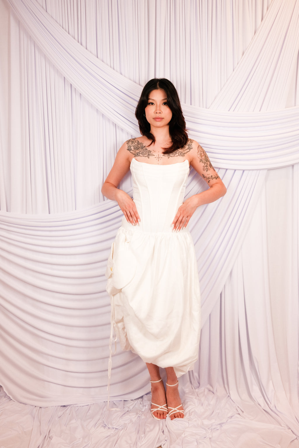 Sun-kissed Orchids Dress